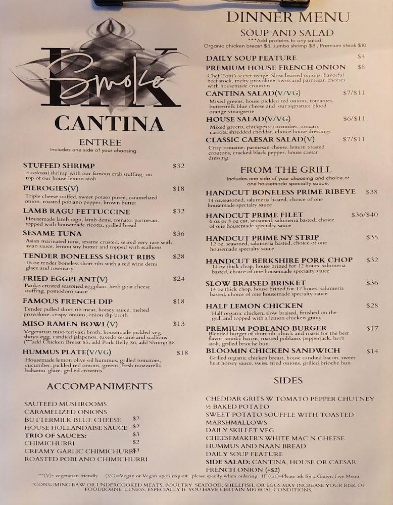 Smoke Cantina (The Homegrown Kitchen, LLC) Menu image 4